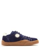 Matchesfashion.com Eytys - Wave Low Top Suede Trainers - Mens - Navy