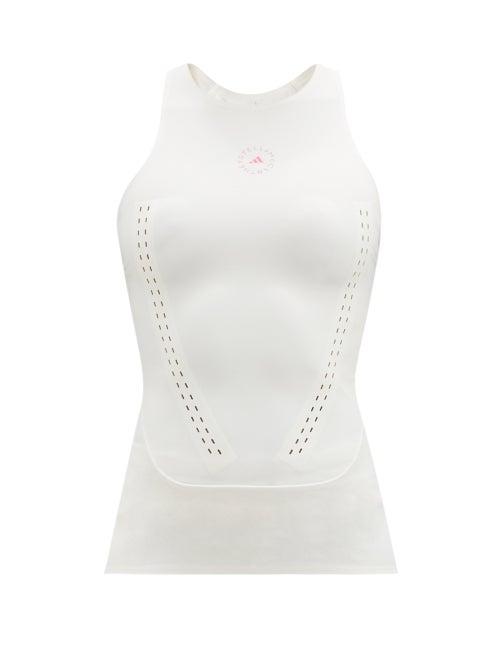 Matchesfashion.com Adidas By Stella Mccartney - Truepurpose Recycled Fibre-blend Tank Top - Womens - White