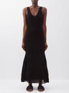 Gabriela Hearst - Ocon Crocheted Maxi Dress - Womens - Black