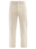 Matchesfashion.com Harago - Kutch Cotton-khadi Straight-leg Trousers - Mens - Cream