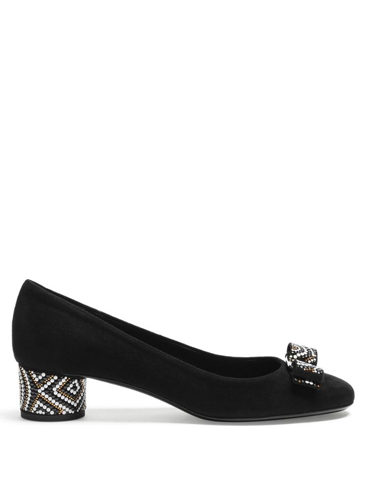Salvatore Ferragamo Eva Suede Pumps