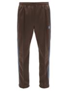 Matchesfashion.com Needles - Butterfly-embroidered Jersey Track Pants - Mens - Brown