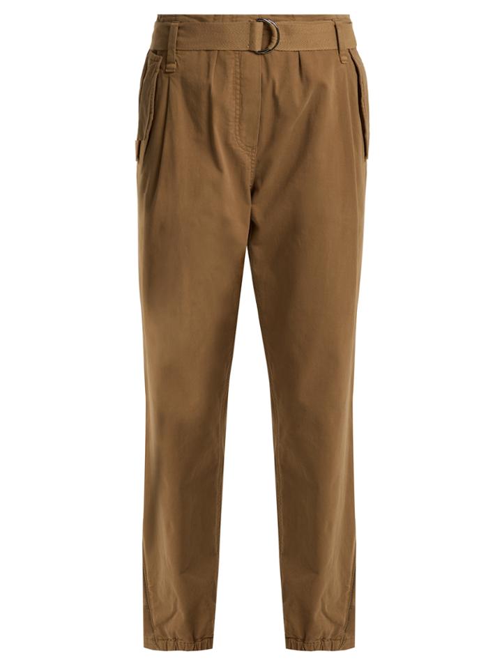Brunello Cucinelli Straight-leg Stretch-cotton Chino Trousers