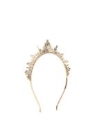 Matchesfashion.com Rosantica By Michela Panero - Divinit Crystal Embellished Headband - Womens - Gold
