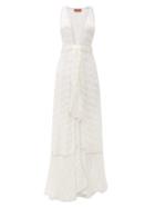 Matchesfashion.com Missoni Mare - Zigzag Knitted Cover Up - Womens - White