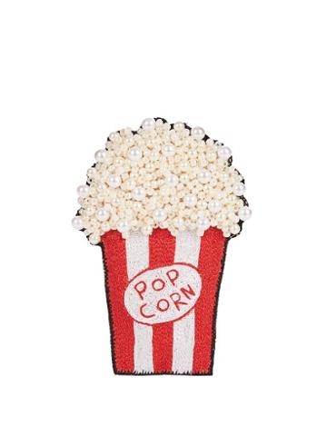 Huda Al Nuaimi Bead-embellished Popcorn Brooch