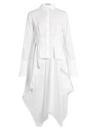 Palmer/harding Extended Square-hem Cotton-poplin Shirt