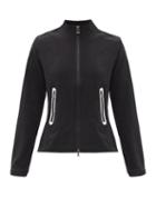 Matchesfashion.com Bogner - Tiana Logo-jacquard Quilted Zipped Jacket - Womens - Black