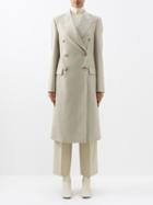 Joseph - Cornwall Double-breasted Wool-blend Coat - Womens - Dark Beige