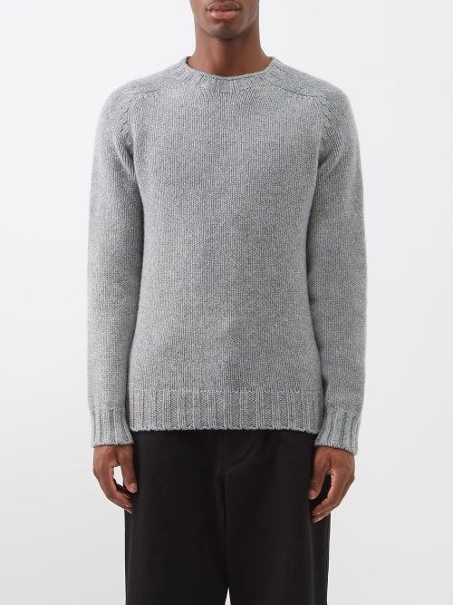 Howlin' - Barabas Crew-neck Wool Sweater - Mens - Grey