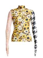 Matchesfashion.com Richard Quinn - Multi Print High Neck Top - Womens - Multi