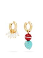 Matchesfashion.com Timeless Pearly - Mismatched Pearl & 24kt Gold-plated Earrings - Womens - Gold