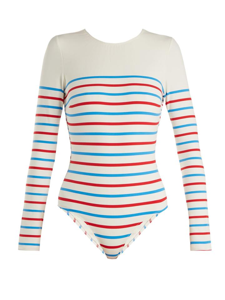 Solid & Striped The Margon Long-sleeved Swimsuit