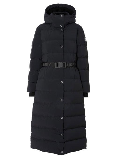 Ladies Rtw Burberry - Eppingham Belted Quilted Down Coat - Womens - Black