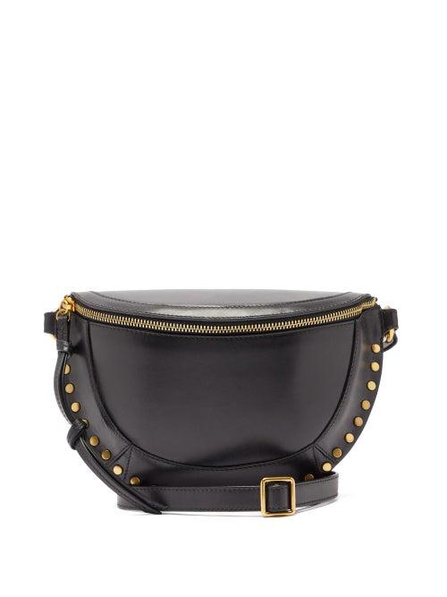 Matchesfashion.com Isabel Marant - Skano Studded Leather Belt Bag - Womens - Black