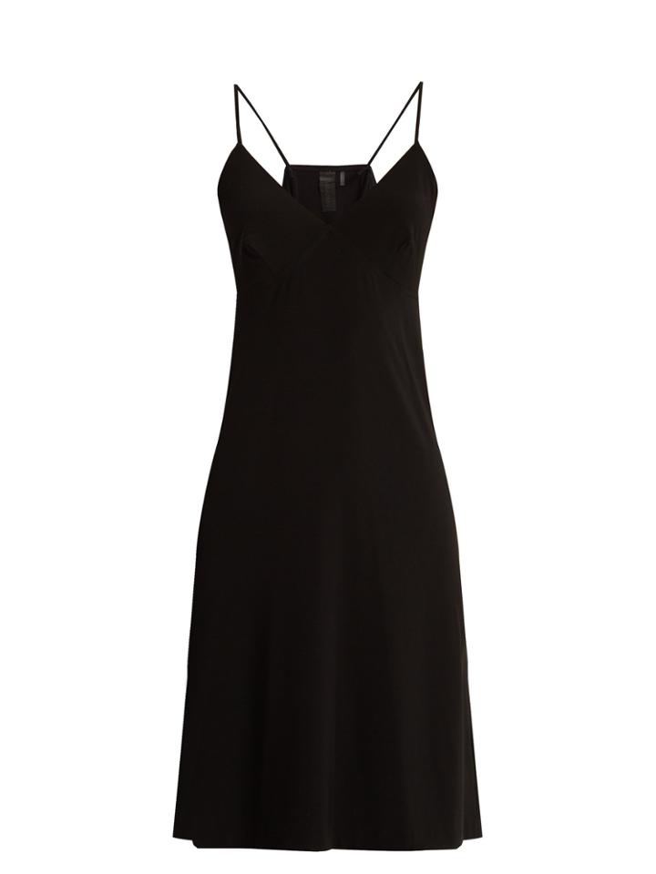 Norma Kamali V-neck Jersey Dress