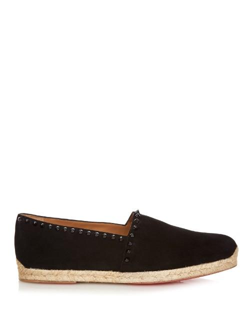 Christian Louboutin Melides Casa Suede Espadrilles