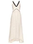 Zeus + Dione Delphi Silk-blend Jacquard Dress