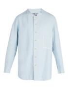 By Walid Dyed Linen Shirt