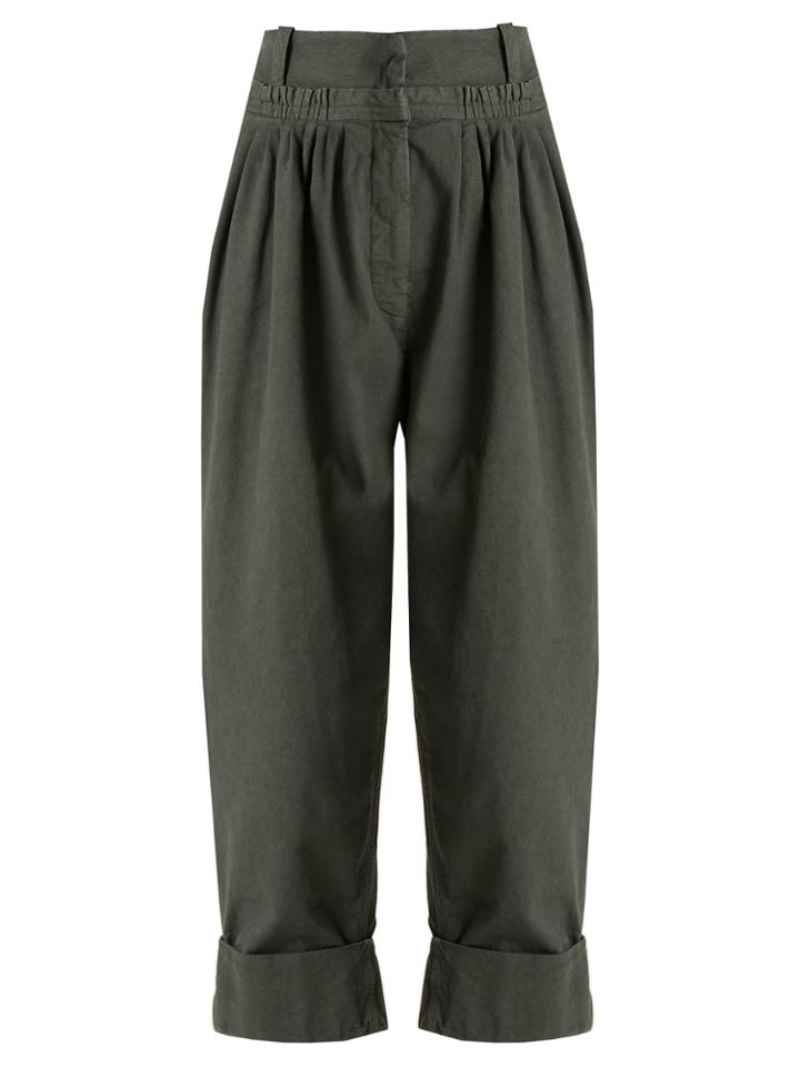 J.w.anderson Tapered-leg Pleated Cotton Trousers