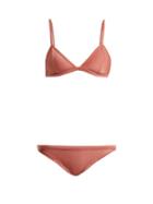 Matchesfashion.com Haight - Low Rise Triangle Bikini - Womens - Pink
