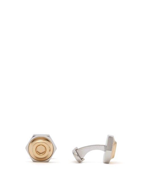 Matchesfashion.com Dunhill - Hex 18kt Gold Cufflinks - Mens - Gold