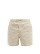 Matchesfashion.com Polo Ralph Lauren - Prepster Logo-embroidered Cotton-blend Shorts - Mens - Beige