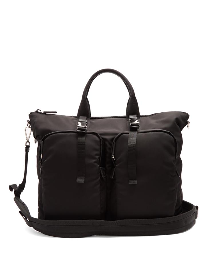 Prada Pocket-detail Nylon Tote