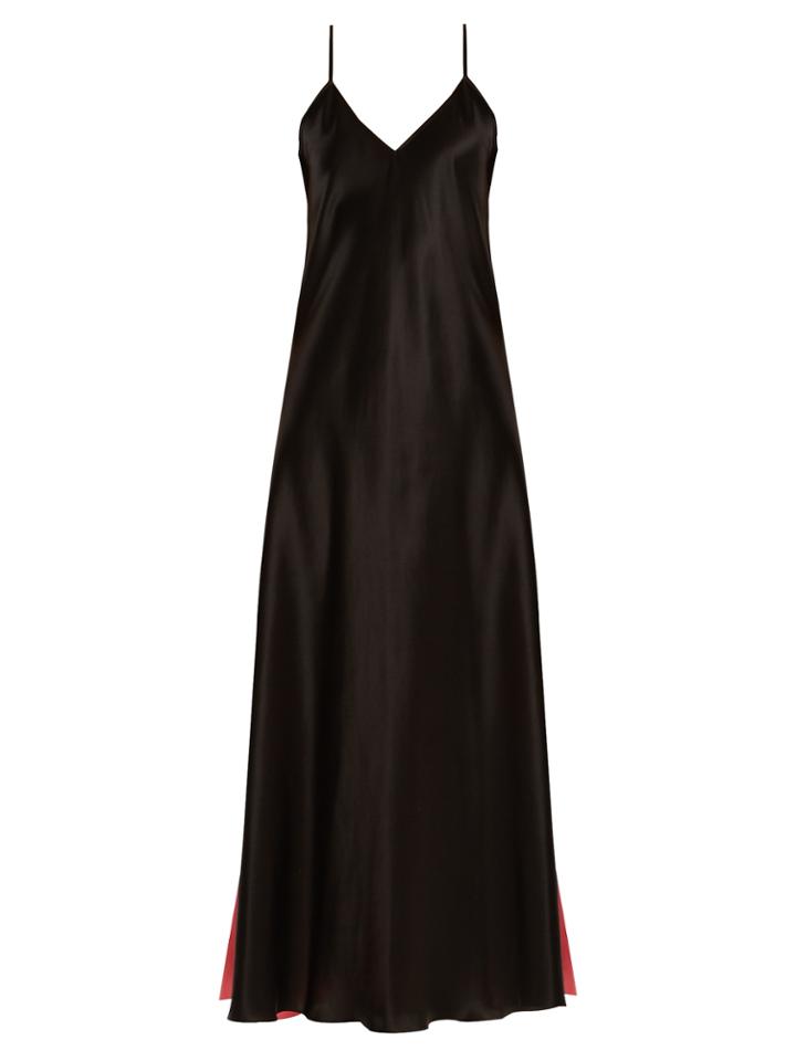 Racil Geiko V-neck Silk-satin Slip Dress