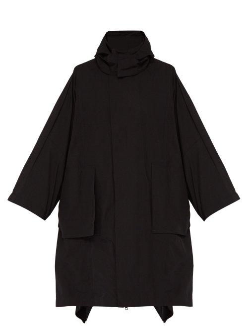 Matchesfashion.com 5 Moncler Craig Green - Hooded Cape Coat - Mens - Black