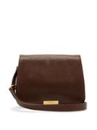 Matchesfashion.com Saint Laurent - Amalia Leather Cross Body Bag - Womens - Dark Brown
