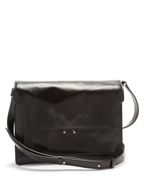 Matchesfashion.com Marni - Trunk Leather Cross-body Bag - Mens - Black