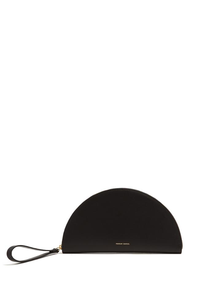 Mansur Gavriel Moon Zip-around Leather Wallet