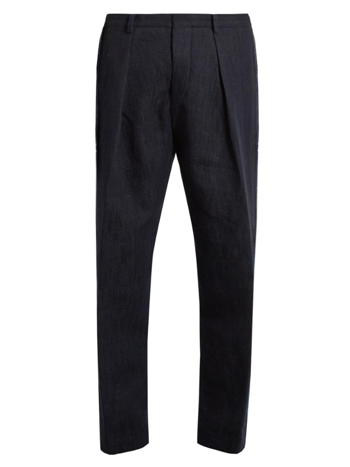 Tomorrowland Drawstring Cotton Straight-leg Trousers