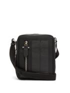 Matchesfashion.com Neil Barrett - Leather Trimmed Canvas Cross Body Bag - Mens - Black