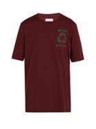 Matchesfashion.com Faith Connexion - Recycle Print Cotton T Shirt - Mens - Burgundy