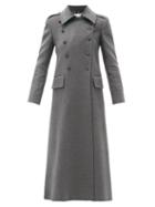 Matchesfashion.com Max Mara - Deborah Coat - Womens - Dark Grey