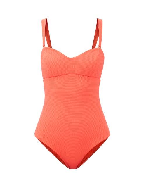 Cossie + Co - The Laura Bandeau Swimsuit - Womens - Coral
