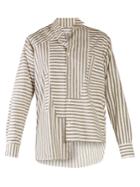 Loewe Multi-striped Step-hem Shirt