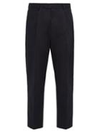 Matchesfashion.com Hope - Take Tailored Cotton Twill Trousers - Mens - Dark Navy