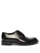Matchesfashion.com Prada - Leather Derby Shoes - Mens - Black