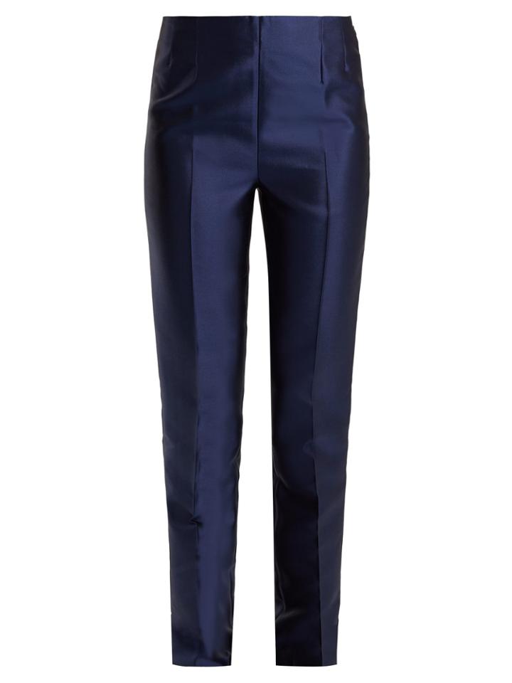 Gabriela Hearst Morrison Straight-leg Silk-blend Trousers