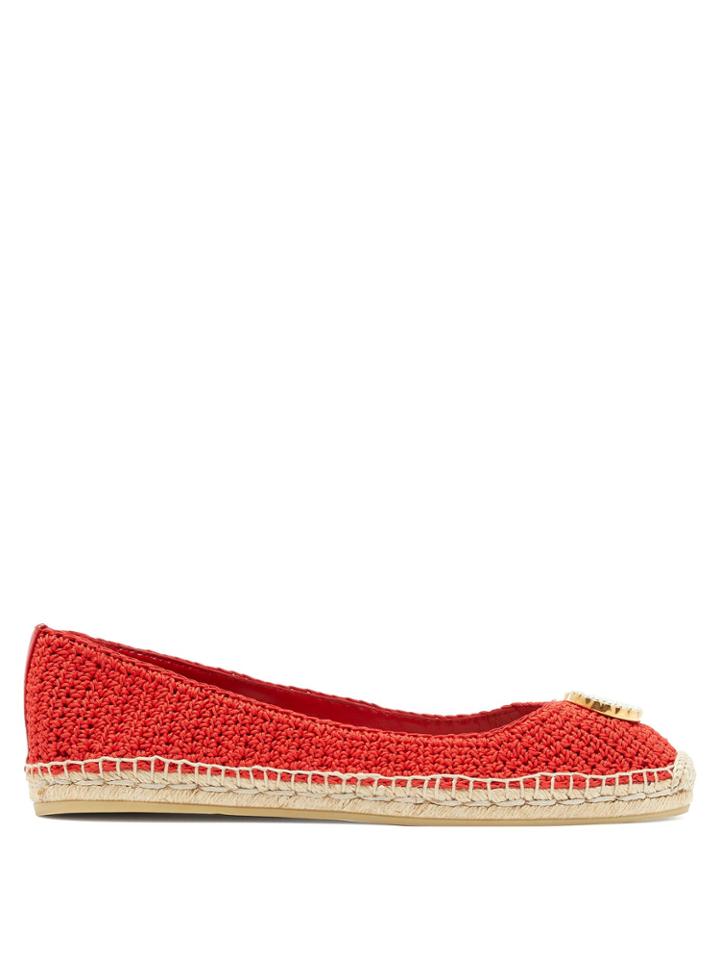 Gucci Lilibeth Gg Faux Pearl-embellished Espadrilles