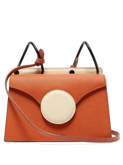 Matchesfashion.com Danse Lente - Phoebe Mini Grained Leather Cross Body Bag - Womens - Orange Multi