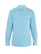 Prada Single-cuff Gingham Cotton-poplin Shirt