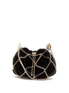 Rosantica - Crystal-embellished Cross-body Bag - Womens - Black Multi