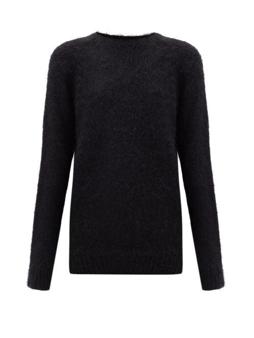Matchesfashion.com Erdem - Bartley Mohair-blend Sweater - Womens - Black