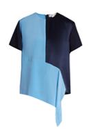 Diane Von Furstenberg Colour-block Silk Top