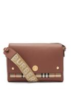 Burberry - Vintage-check Canvas And Leather Cross-body Bag - Womens - Tan Multi