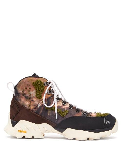 Matchesfashion.com Roa - Andreas Kudu-leather Hiking Boots - Mens - Multi